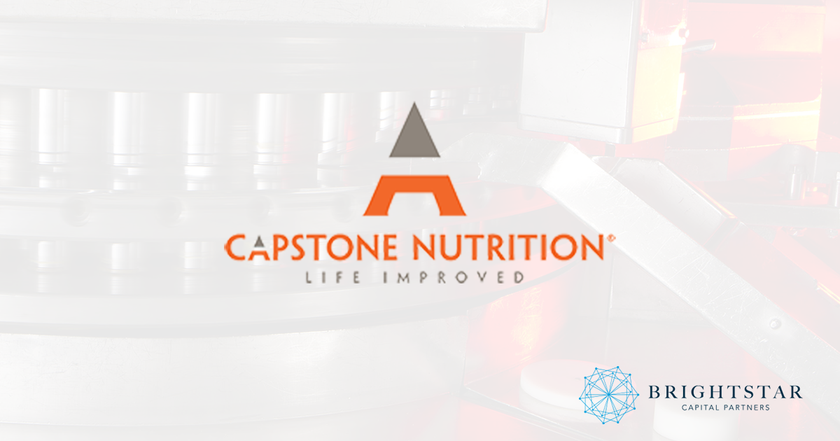 Brightstar Capital Partners Sells Capstone Nutrition to Cornell Capital